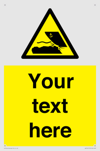 Custom Warning submerged objects in watercraft areas